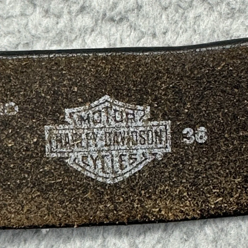 Harley-Davidson‎ Belt Buckle 97795-07V Nemesis Metal w/ 97660-07VM Size 36 Belt
